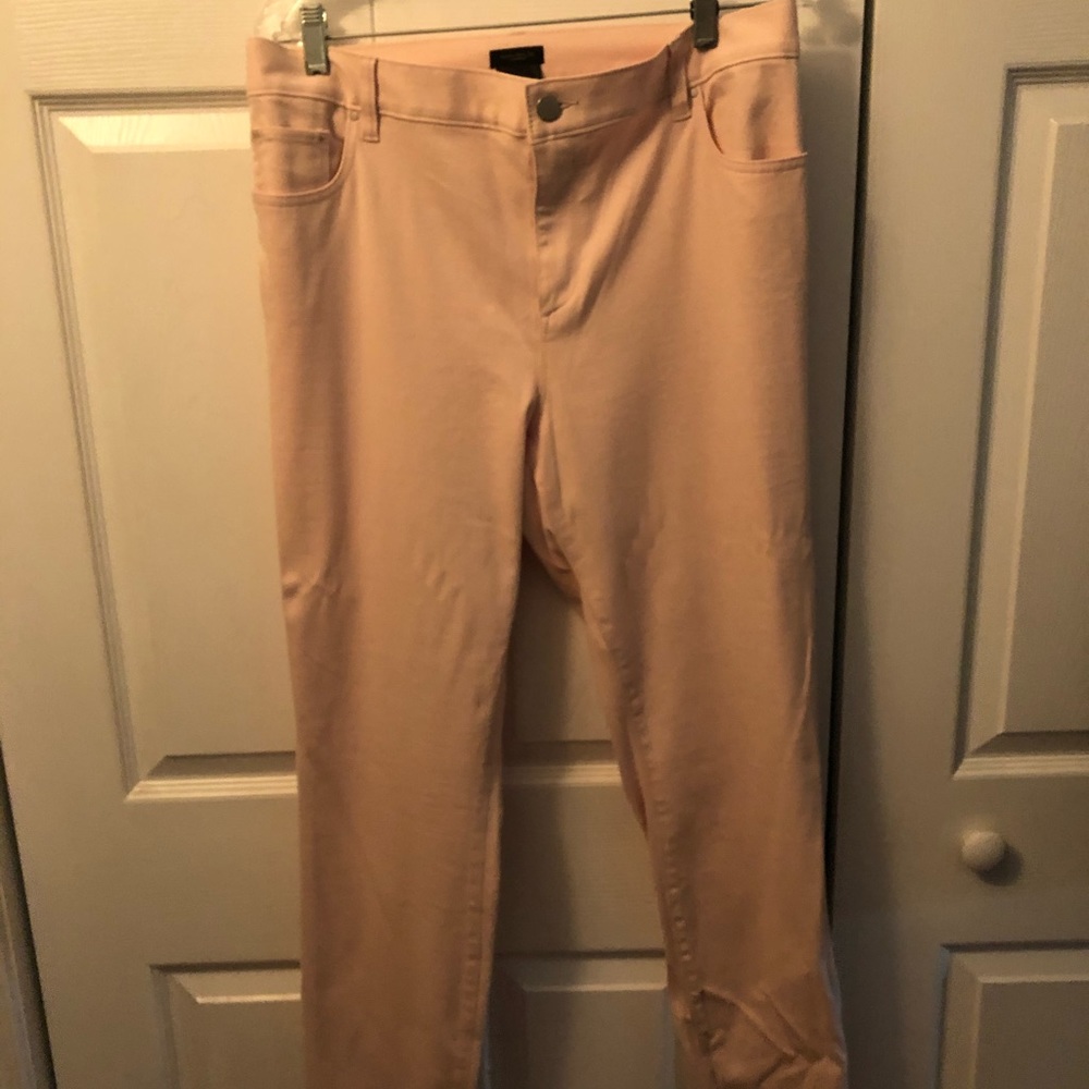 Ann Taylor blush 5 pocket pants never worn